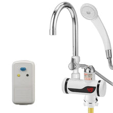 Load image into Gallery viewer, Kitchen Instant Electric Hot Water Faucet Hot &amp; Cold Water Heater EU Plug, Lamp Display Lower Water Inlet, Lamp Display Side Water Inlet, Lamp Display Leakage Protection Lower Water Inlet, Lamp Shows Leakage Protection Side Water Inlet                 ...