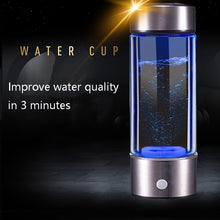 Load image into Gallery viewer, Portable Health Hydrogen-Rich Water Cup High-Concentration Negative Ion Electrolysis Generator, 450ml