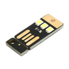 Load image into Gallery viewer, 10 PCS Mini Pocket Card USB Power Keychain LED Night Light