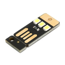 Load image into Gallery viewer, 10 PCS Mini Pocket Card USB Power Keychain LED Night Light