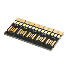 Load image into Gallery viewer, 10 PCS Mini Pocket Card USB Power Keychain LED Night Light