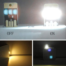 Load image into Gallery viewer, 10 PCS Mini Pocket Card USB Power Keychain LED Night Light