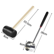 Load image into Gallery viewer, 304 Stainless Steel Coconut Opener Tool Coconut Shell Shaving Tool Set, 3 in 1 Coconut Opener, 2 in 1 Coconut Opener