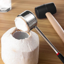 Load image into Gallery viewer, 304 Stainless Steel Coconut Opener Tool Coconut Shell Shaving Tool Set, 3 in 1 Coconut Opener, 2 in 1 Coconut Opener