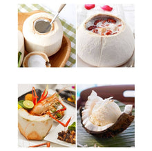 Load image into Gallery viewer, 304 Stainless Steel Coconut Opener Tool Coconut Shell Shaving Tool Set, 3 in 1 Coconut Opener, 2 in 1 Coconut Opener