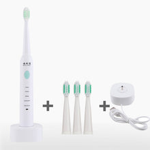 Load image into Gallery viewer, DELIPU Electric Toothbrush Rechargeable Sonic 5-Speed Adjustment Children Adult Household Waterproof Soft Hair Whitening Toothbrush, USB Charging Cable  (Blue), USB Charging Cable (Pink), USB Charging Cable (White), USB Charging Stand (Blue)           ...
