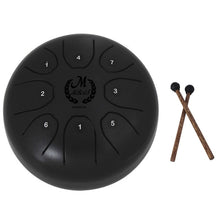 Load image into Gallery viewer, MEIBEITE 5.5-Inch C-Tune Sanskrit Drum Steel Tongue Empty  Worry-Free Drum, MEIBEITE Golden, MEIBEITE Purple, MEIBEITE Blue, MEIBEITE Green, MEIBEITE White, MEIBEITE Red, MEIBEITE Black