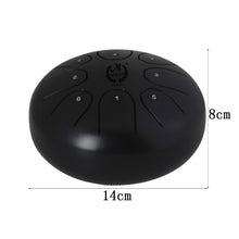 Load image into Gallery viewer, MEIBEITE 5.5-Inch C-Tune Sanskrit Drum Steel Tongue Empty  Worry-Free Drum, MEIBEITE Golden, MEIBEITE Purple, MEIBEITE Blue, MEIBEITE Green, MEIBEITE White, MEIBEITE Red, MEIBEITE Black