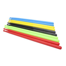 Load image into Gallery viewer, 2 PCS Drumsticks Drum Kits Accessories Nylon Drumsticks, Yellow, Light Blue, Black, Light Green, Red, Navy Blue, Dark Green