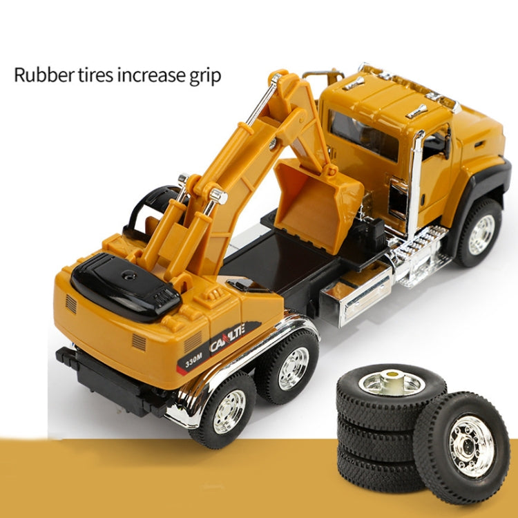Children Toy Engineering Vehicle Set Simulation Alloy Car Model