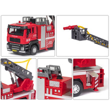 Load image into Gallery viewer, Jiaye Simulation Alloy 1:50 Scale Engineering Car Model Children Toy Car, Mixer, Excavator, Water Tanker, Ladder Car