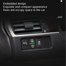 Load image into Gallery viewer, Car Charger Original Hole Non-Destructive Modification Of Dual Usb Car Charger With Line Suitable For Toyota, FTWU Red Light, FTWU Green Light, FTWU Blue Light, FTWUX Red Light, FTWUX Green Light, FTWUX Blue Light