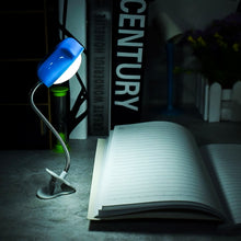 Load image into Gallery viewer, Mini Love Heart Clip LED Book Light Lamps Reading Book Desk Lamp Keyboard Light Eyes-Protect Energy Save Night Lights, Pink, Yellow, Blue