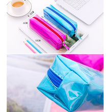 Load image into Gallery viewer, Iridescent Laser Pencil Case PU School Stationery Gift Cute Pencil Box