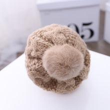 Load image into Gallery viewer, C0064 Hemp Pattern Children Knitted Beret Woolen Cap Autumn And Winter Warm Children Hat