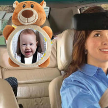 Load image into Gallery viewer, Baby Car Seat Reverse Car Rearview Mirror Pendant Plush Toy, 35 x 23.5 cm Fish Mirror, 35 x 23.5 cm Brown Bear Mirror, 35 x 23.5 cm Ocean Mirror, 35 x 23.5 cm Penguin Mirror