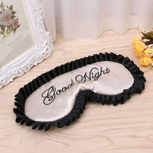 Load image into Gallery viewer, Comfortable Imitation Silk Satin Personalized Travel Sleep Mask Eye Cover