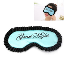 Load image into Gallery viewer, Comfortable Imitation Silk Satin Personalized Travel Sleep Mask Eye Cover