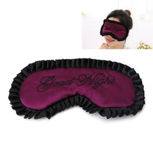 Load image into Gallery viewer, Comfortable Imitation Silk Satin Personalized Travel Sleep Mask Eye Cover