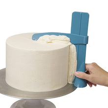 Load image into Gallery viewer, Adjustable DIY Cake Scraper Smoother Fondant Spatulas Cake Edge Smoother Cream
