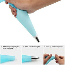 Load image into Gallery viewer, 8 PCS/Set 6 Stainless Steel Nozzle Set DIY Cake Decorating Tools Silicone with EVA Cream Pastry Bag, 8 PCS/Set Cake Decorating Tools