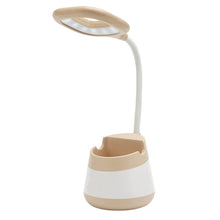 Load image into Gallery viewer, USB Charging LED Desk Light Eye Protection Lamp with Pen Holder and Phone Holder