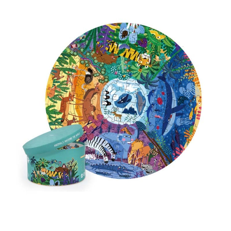 MiDeer Children Educational Early Education Paper Picture Puzzle Toy 150 PCS / Set