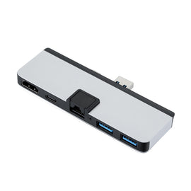 Cabledeconn T0409 Multifunctional USB 3.0 HUB Docking Station Network Cable Interface Converter, For Microsoft Surface Pro 7, For Microsoft Surface pro X, For Microsoft Surface Go 1 / 2, For Surface Pro 4 / 5 / 6, For Microsoft Surface Laptop 1 / 2    ...