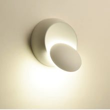 Load image into Gallery viewer, LED Wall Lamp 360 Degree Rotation Adjustable Bedside Light White Black Creative Wall Lamp Black Modern Aisle Round Lamp, Color Temperature:White/White, Color Temperature:White/Black, Color Temperature:Warm White/White, Color Temperature:Warm White/Blac...