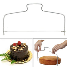 Load image into Gallery viewer, Stainless Steel Adjustable Wire Cake Cutter Slicer Leveler DIY Cake Baking Tools, Cake Cutter