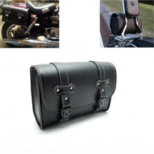 Load image into Gallery viewer, Motorcycle Saddle Bags Leather Storage Tool PU Leather Side Pouch Bags, PU Leather Side Pouch Bags