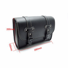 Load image into Gallery viewer, Motorcycle Saddle Bags Leather Storage Tool PU Leather Side Pouch Bags, PU Leather Side Pouch Bags