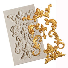 Load image into Gallery viewer, 2 PCS Border Silicone Mold Fondant Mold Cake Decorating Tools Chocolate Mold, Border Silicone Mold