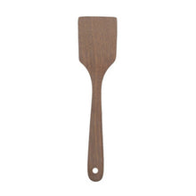 Load image into Gallery viewer, Long Handle Unpainted Chicken Wings Wooden Spatula Kitchen Utensils, Large Spatula, Large vegetable Spatula, Oblique Spade, Square Curved Spade, 3 Square Curved Spade