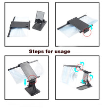 Load image into Gallery viewer, L20 12 inch Anti-Blue Mobile Phone Screen Amplifier Portable Folding Split Mobile Phone Holder