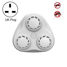 Load image into Gallery viewer, BG310 3-Horn Ultrasonic Automatic Frequency Conversion Mouse Repeller/Insect Repellent/Mosquito Repellent, US Plug 110V, EU Plug 220V, AU Plug 220V, UK Plug 220V, JP Plug 110V