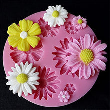 Load image into Gallery viewer, 2 PCS 3D Flower Silicone Molds Fondant Craft Cake Candy Chocolate Ice Pastry Baking Tool, 3D Flower Shape