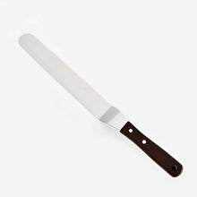 Load image into Gallery viewer, Wooden Handle Spatula Baking Stainless Steel Cake Straight Knife