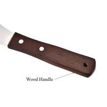 Load image into Gallery viewer, Wooden Handle Spatula Baking Stainless Steel Cake Straight Knife