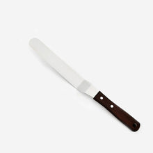 Load image into Gallery viewer, Wooden Handle Spatula Baking Stainless Steel Cake Straight Knife