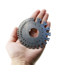 Load image into Gallery viewer, Stainless Steel Wire Gauge Model Weld Inspection Ruler Thickness Ruler Wire Welding Gauge, Wire Welding Gauge