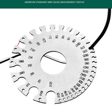 Load image into Gallery viewer, Stainless Steel Wire Gauge Model Weld Inspection Ruler Thickness Ruler Wire Welding Gauge, Wire Welding Gauge