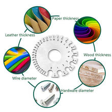 Load image into Gallery viewer, Stainless Steel Wire Gauge Model Weld Inspection Ruler Thickness Ruler Wire Welding Gauge, Wire Welding Gauge