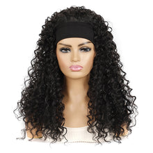 Load image into Gallery viewer, Hairband Wig Headgear Volume Chemical Fiber Wig Headgear, Black Hair Band 1B#O, Stars And Stripes Headband 1B#H, Leopard Headband 1B#G, Flower Hair Band 1B#C, 1B#XC, 4#XK, 27#XB, 33#XG, 613#O, 613#A, 613#G, 613#XC