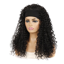 Load image into Gallery viewer, Hairband Wig Headgear Volume Chemical Fiber Wig Headgear, Black Hair Band 1B#O, Stars And Stripes Headband 1B#H, Leopard Headband 1B#G, Flower Hair Band 1B#C, 1B#XC, 4#XK, 27#XB, 33#XG, 613#O, 613#A, 613#G, 613#XC