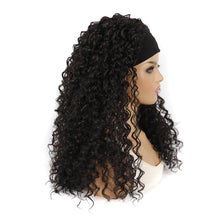 Load image into Gallery viewer, Hairband Wig Headgear Volume Chemical Fiber Wig Headgear, Black Hair Band 1B#O, Stars And Stripes Headband 1B#H, Leopard Headband 1B#G, Flower Hair Band 1B#C, 1B#XC, 4#XK, 27#XB, 33#XG, 613#O, 613#A, 613#G, 613#XC