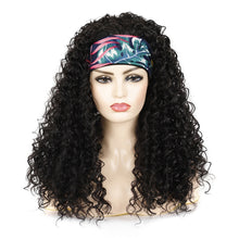 Load image into Gallery viewer, Hairband Wig Headgear Volume Chemical Fiber Wig Headgear, Black Hair Band 1B#O, Stars And Stripes Headband 1B#H, Leopard Headband 1B#G, Flower Hair Band 1B#C, 1B#XC, 4#XK, 27#XB, 33#XG, 613#O, 613#A, 613#G, 613#XC