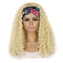 Load image into Gallery viewer, Hairband Wig Headgear Volume Chemical Fiber Wig Headgear, Black Hair Band 1B#O, Stars And Stripes Headband 1B#H, Leopard Headband 1B#G, Flower Hair Band 1B#C, 1B#XC, 4#XK, 27#XB, 33#XG, 613#O, 613#A, 613#G, 613#XC