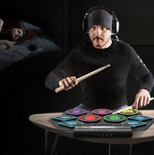 Load image into Gallery viewer, MD862M Bluetooth Drum Set For Beginners Learn To Play Portable Electronic Drums, MD862M