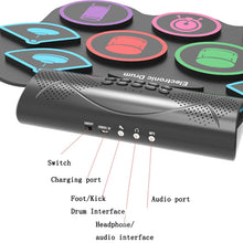 Load image into Gallery viewer, MD862M Bluetooth Drum Set For Beginners Learn To Play Portable Electronic Drums, MD862M